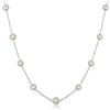 JFUME Collana di donne Collana di perle d'acqua dolce Argento 925 Bianco,JFUME