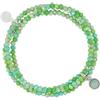 Lizas Bracciale e collana allo stesso tempo, collana di perle in molti colori, Mittelgroße, sintetico, Non pietra preziosa
