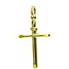 PEGASO GIOIELLI Ciondolo in Oro Giallo 18Kt (750) Croce Smussata Semplice