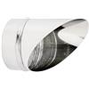 MAKA change your life quality MAKA Comignolo a Becco con Rete, Terminale in Acciaio Zincato per Canna Fumaria Camino Stufa a Legna Pellet e Gas, Cappello Antipioggia con Rete Antivolatile(Ø 150 mm)