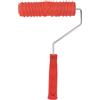 CORHAD Rullo Pittura Decorativo in Gomma 7 Pollici con Manico Rosso | Pitturare Pareti, Effetto Venatura Legno, Uso Diy, con Pittura a Base D'acqua