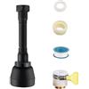 CLKE Rubinetto girevole per rubinetto, prolunga per cucina, lavabo universale in ottone, flessibile rubinetto da cucina a 360°, tre modalità di pressurizzazione anti-schizzi, accessori da cucina 172