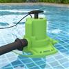 INEFLO Pompa sommergibile 400W, 8000L/h, per acqua sporca/pulita, 230V | Pompa automatica per laghetti, piscina e cantina, motore potente, flusso elevato, ideale per drenaggio e ricircolo