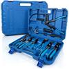 WEFFLEPOD Set di 9 Pinze per Fascette Stringitubo Flessibili Blu, Pinza per Fascette Auto, per La Rimozione e l'installazione di Fascette Stringitubo, Attrezzi Officina Meccanica Auto