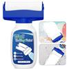 Halldeli Mini Rullo per Ritocchi Parete, Singolo Rullo per Piccole Riparazioni di Graffi e Macchie su Pareti, Vernice Coprente Bianco per Piccole Riparazioni Domestiche