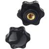 Yudesun Stella Testa Manopola di Serraggio Maniglia - M4 M5 M6 M8 M10 Plastica Testa Forma di Stella Serraggio Dadi Manopola Maniglia Filetto Femmina