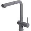 Elleci Stream Plus Miscelatore Monocomando con Canna Girevole, Titanium 73