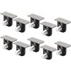 F Fityle 10x scaffale per scaffali pioli per piatti scaffali scaffale in legno scaffali di riposo per pin pins, Rettangolo