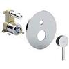 Paffoni Doccia LIGHT Miscelatore incasso con deviatore PBOX 015 piastra ABS