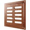 Nordborn Griglia di ventilazione regolabile in metallo per ventilazione, griglia di sfiato e ventilazione (rame anticato, 15 x 15 cm)