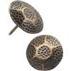 FUXXER 10 chiodi decorativi per mobili in bronzo, con puntine decorative, testa Ø 25 mm