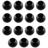 JCBIZ 15pcs 8mm Sfera di Plastica per Corda Elastica Multifunzione Tenda Salto Letto Fisso Binding Palla Corda di Gomma Testa A Sfera Bungee Toggle Balls Plastica Temprata End Serrature
