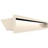 KRATKI griglia di ventilazione AIR 9 x 60 cm crema resistente al camino 45 | Griglia aria calda 9 x 60 cm; Griglia di scarico per ventilazione camino; Presa d'aria con un angolo di 45 gradi; resistente