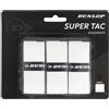 DUNLOP Tennis Dunlop Overgrip D Tac Super Tac Bianco 3 Pezzi
