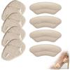 dravix Mezza Solette Scarpe Donna 2 Paia Cuscinetti Anteriore Piede Antiscivolo e 2 Paia Protegge Tacchi Anti Scivolo, Comfort Plantare per Tacchi Alti, Sneakers, Scarpe Troppo Grandi
