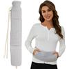 Thimmamma Borsa dell'acqua calda lunga con copertura, grande borsa dell'acqua calda da 2 litri con scaldamani, copertura in morbido pile, borsa dell'acqua calda in gomma extra lunga con copertura con cerniera