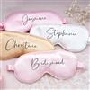 SrchJoy Maschera per gli occhi personalizzata per dormire, nome personalizzato sulla maschera per dormire per proposta di damigella d'onore, 24 colori, maschera per dormire personalizzata per regalo