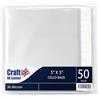 Craft UK Limited Craft UK 338-50 buste in cellophane 12,7 x 12,7 cm.