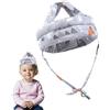 Povanjer Protezione per la testa del bambino, cuscino per la testa in cotone resistente al sudore, per bambini, per la casa, la scuola materna, le organizzazioni di apprendimento