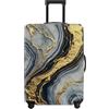PEARLOVE Custodia per Valigia, Protezione per Valigia, Custodia da Viaggio per valigie da 20 a 34 pollici, Accessori da Viaggio Elastici e Lavabile in Spandex, # 4, L(fits 28-30Inch suitcase)