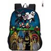 GDFENDU Anime 99 Nights con portachiavi, 40,6 cm, zaino a tema videogioco, zaino leggero con grande capacità, da viaggio e regalo di compleanno, B, One Size, Zaino Anime