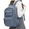 HYC00 Zaino scolastico secondario per ragazze adolescenti ragazzi impermeabile 14 zaino per laptop borsa per donne uomini zaino casual da viaggio per studenti universitari borsa da lavoro, C02-blu