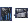 BGS Technic Pro+ Din 3113A - Set Di Chiavi Combinate, 6-32 Mm, Confezione Da 25 Technic - Set 3 Pinze Per Pompa Acqua