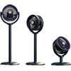 Generic Ventilatore a torre di circolazione dell'aria, ventilatore da tavolo e da pavimento 2 in 1 con oscillazione, silenzioso ventilatore portatile a risparmio energetico per casa, soggiorno, camera da