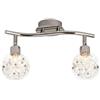 BRILLIANT lampada Joya spot tubo 2 luci cromo | 2x QT14, G9, 33W, adatto per lampade con piedini base (non inclusi) | Scala da A ++ a E | Testa orientabile