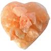 Artigianato Lampada di Sale Salgemma dell'Himalaya BRACIERE A Cuore con Certificato di Garanzia, San Valentino