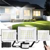 uifame 200W Faretto LED da Esterno con Sensore di Movimento, Lampada da Parete Esterno IP65 6500K con Telecomando, Faro LED Esterno per Giardino Garage Cortile