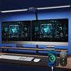 Nevoke T01 Lampada da Scrivania a LED con Telecomando - 24W 1400LM 80CM Luce Scrivania Filo con Morsetto Lampada da Lettura Collo D'oca Regolabile, Porta di ricarica USB per Ufficio Studiare, Nero