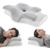 Generico Cuscino Cervicale Ergonomico Memory Foam Premium 60x40x12 cm Guida Cervicale