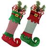 Mineup Calze di Natale Personalizzate, 2 Pezzi 56 x 30 cm Calza Befana Personalizzata, Calze Natalizie da Appendere, Calze Natale Personalizzate, Camino Calza Befana per caminetto,Albero di Natale