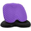 Cexovo Cuscino In Gel,Cuscino Antidecubito per Sedia a Rotelle,Cuscino Gel per Sedia,Cuscini per Sedie Traspiranti,per Auto,Ufficio,Casa,Sedia a Rotelle,Viola