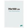 yd. Cornice 70x100 cm Bianco Opaco - Cornice in MDF Bologna | Your Decoration, Vetro acrilico antiriflesso, Montaggio a parete, Adatta per foto, poster o puzzle, Made in Holland