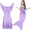 BAIFULAI Coperta a coda di sirena, 140x50 cm, con pinna di sirena, coperta in flanella per divano, per ragazze, bambini, adulti, per tutte le stagioni, sacco a pelo, coperta per divano, regalo per