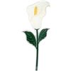 VESTA Bomboniera mini fiore Special Moments - Calla - 8,6xH20,4 cm - Cristallo acrilico - Confezionato in borsetta di carta - Idea regalo - Made in Italy