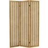 ML DESIGN modern living ML-Design Paravento per Ambienti a 3 Ante Kobe, Separè Divisorio da Interno