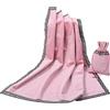 BLESSUME Divination Wicca - Tovaglia tarocchi d'altare in velluto con sacchetto di tarocchi (rosa)