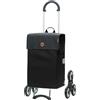 Andersen SHOPPER MANUFAKTUR carrello della spesa Treppensteiger Scala Shopper Hera 47L Black nero
