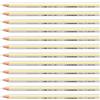 STABILO - Matita colorata triangolare - Trio thick | Confezione da 12, Bianco