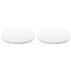 Decora, 0931379 Sottotorta Rigido Tondo, Colore Bianco, in Cartone a Doppia Parete ricoperta di Alluminio, Resistente e Robusto, Ideale per Presentare le Torte, ø 28 x h 1,2 cm (Confezione da 2)