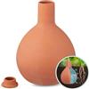 Relaxdays Sfera Irrigazione a Goccia, Olla in Ceramica per Annaffiare, Vaso Irrigatore Automatico Acqua 7,5L, Terracotta