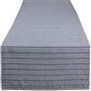 DII Runner da tavolo, cotone, blu francese, 14 x 72 cm