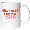 Fisura - Tazza in ceramica con scritta "Don't forget your mug" (Just here, orange et rose)
