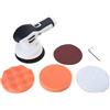 Pjeghbvop Set di lucidatura elettrica per auto, 3200-6600 giri/min, lucidatrice variabile per mobili da pavimento, set di tamponi per batteria in ceramica