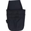 plplaaoo Borsa porta attrezzi in tessuto Oxford 600D, durevole e leggera, custodia porta cacciaviti per hardware, per tuttofare, operai edili, nera 25 x 15 cm.