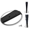GodtKowty Supporto verticale sottile per PS5, base antiscivolo, per console PlayStation 5 e PS5, accessorio sicuro ed elegante per prestazioni ottimali e dissipazione del calore