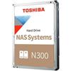TOSHIBA - N300 Nas Hard Drive 8tb 512mb - Festplatte - Serial Ata (hdwg780ezsta) - SPEDIZIONE GRATUITA